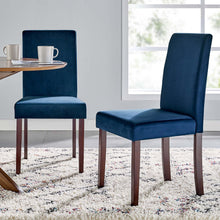 Load image into Gallery viewer, Prosper Upholstered Velvet Dining Side Chair Set of 2 by Modway