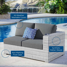 Load image into Gallery viewer, Convene Outdoor Patio Right-Arm Loveseat by Modway