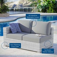 Load image into Gallery viewer, Convene Outdoor Patio Left-Arm Loveseat by Modway