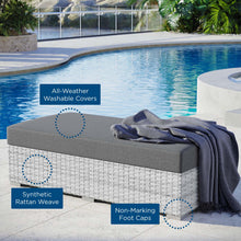 Load image into Gallery viewer, Convene Outdoor Patio Rectangular Ottoman by Modway