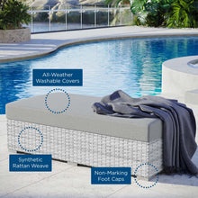 Load image into Gallery viewer, Convene Outdoor Patio Rectangular Ottoman by Modway