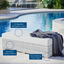 Load image into Gallery viewer, Convene Outdoor Patio Rectangular Ottoman by Modway