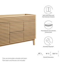 Load image into Gallery viewer, Render 48" Double Sink Compatible (Not Included) Bathroom Vanity Cabinet by Modway