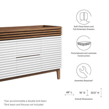 Load image into Gallery viewer, Render 48" Double Sink Compatible (Not Included) Bathroom Vanity Cabinet by Modway