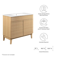 Load image into Gallery viewer, Render 36" Bathroom Vanity by Modway