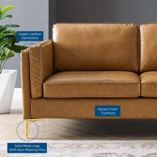 Load image into Gallery viewer, Kaiya Vegan Leather Sofa by Modway