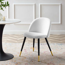 Load image into Gallery viewer, Cordial Performance Velvet Dining Chairs Set of 2 by Modway