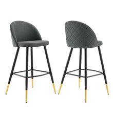 Load image into Gallery viewer, Cordial Fabric Bar Stools Set of 2 by Modway