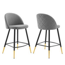 Load image into Gallery viewer, Cordial Fabric Counter Stools Set of 2 by Modway
