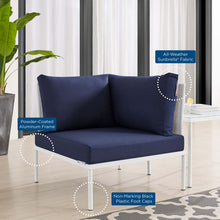 Load image into Gallery viewer, Harmony Sunbrella¨ Outdoor Patio All Mesh Corner Chair by Modway