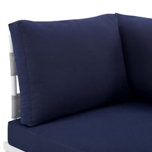 Load image into Gallery viewer, Harmony Sunbrella¨ Outdoor Patio Aluminum Corner Chair by Modway