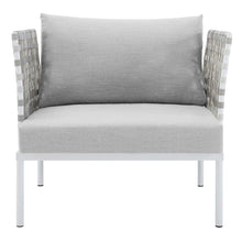 Load image into Gallery viewer, Harmony Sunbrella¨ Basket Weave Outdoor Patio Aluminum Armchair by Modway