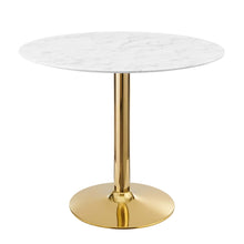 Load image into Gallery viewer, Verne 35" Artificial Marble Dining Table by Modway