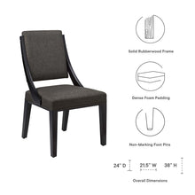 Load image into Gallery viewer, Cambridge Upholstered Fabric Dining Chairs Set of 2 by Modway