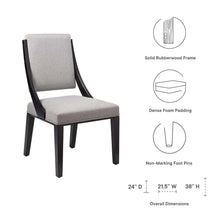 Load image into Gallery viewer, Cambridge Upholstered Fabric Dining Chairs Set of 2 by Modway