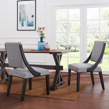 Load image into Gallery viewer, Cambridge Upholstered Fabric Dining Chairs Set of 2 by Modway