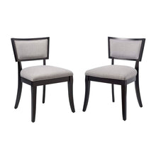 Load image into Gallery viewer, Pristine Upholstered Fabric Dining Chairs Set of 2 by Modway