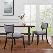 Load image into Gallery viewer, Pristine Upholstered Fabric Dining Chairs Set of 2 by Modway