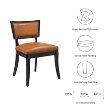 Load image into Gallery viewer, Pristine Vegan Leather Dining Chairs Set of 2 by Modway