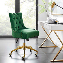 Load image into Gallery viewer, Regent Tufted Performance Velvet Office Chair by Modway