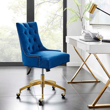 Load image into Gallery viewer, Regent Tufted Performance Velvet Office Chair by Modway