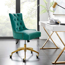Load image into Gallery viewer, Regent Tufted Performance Velvet Office Chair by Modway