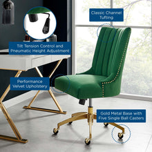 Load image into Gallery viewer, Empower Channel Tufted Performance Velvet Office Chair by Modway