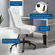 Load image into Gallery viewer, Empower Channel Tufted Vegan Leather Office Chair by Modway