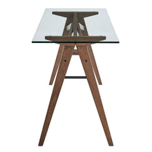 Load image into Gallery viewer, Steadfast Glass Top Office Desk by Modway