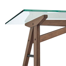 Load image into Gallery viewer, Steadfast Glass Top Office Desk by Modway