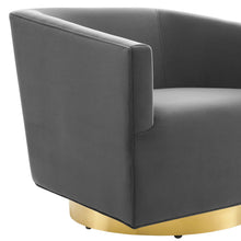 Load image into Gallery viewer, Twist Accent Lounge Performance Velvet Swivel Chair by Modway