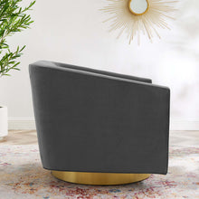Load image into Gallery viewer, Twist Accent Lounge Performance Velvet Swivel Chair by Modway