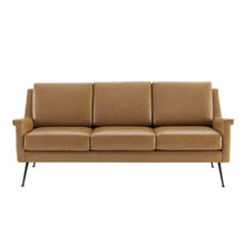 Load image into Gallery viewer, Chesapeake Vegan Leather Sofa by Modway