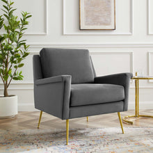 Load image into Gallery viewer, Chesapeake Performance Velvet Armchair by Modway