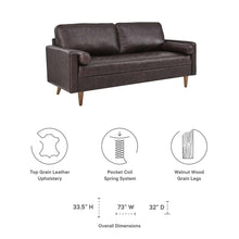 Load image into Gallery viewer, Valour Leather Sofa by Modway