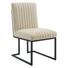 Load image into Gallery viewer, Indulge Channel Tufted Fabric Dining Chair by Modway