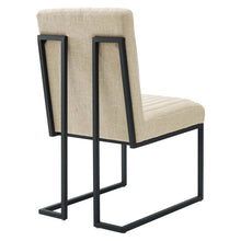 Load image into Gallery viewer, Indulge Channel Tufted Fabric Dining Chair by Modway