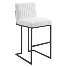 Load image into Gallery viewer, Indulge Channel Tufted Fabric Bar Stool by Modway
