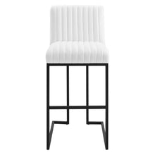 Load image into Gallery viewer, Indulge Channel Tufted Fabric Bar Stool by Modway