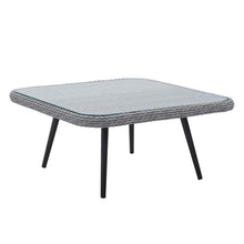 Load image into Gallery viewer, Endeavor Outdoor Patio Wicker Rattan Square Coffee Table by Modway