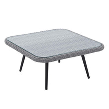 Load image into Gallery viewer, Endeavor Outdoor Patio Wicker Rattan Square Coffee Table by Modway