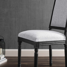 Load image into Gallery viewer, Court French Vintage Upholstered Fabric Dining Side Chair by Modway