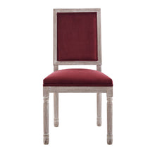 Load image into Gallery viewer, Court French Vintage Performance Velvet Dining Side Chair by Modway