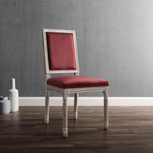 Load image into Gallery viewer, Court French Vintage Performance Velvet Dining Side Chair by Modway