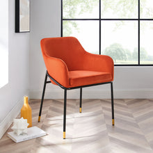 Load image into Gallery viewer, Jovi Performance Velvet Dining Armchair by Modway