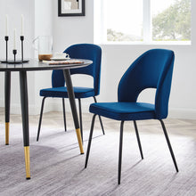 Load image into Gallery viewer, Nico Performance Velvet Dining Chair Set of 2 by Modway