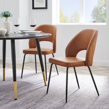 Load image into Gallery viewer, Nico Vegan Leather Dining Chair Set of 2 by Modway