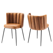 Load image into Gallery viewer, Virtue Vegan Leather Dining Chair Set of 2 by Modway