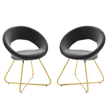 Load image into Gallery viewer, Nouvelle Performance Velvet Dining Chair Set of 2 by Modway