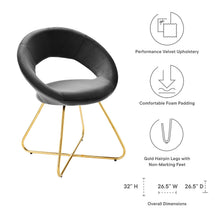 Load image into Gallery viewer, Nouvelle Performance Velvet Dining Chair Set of 2 by Modway